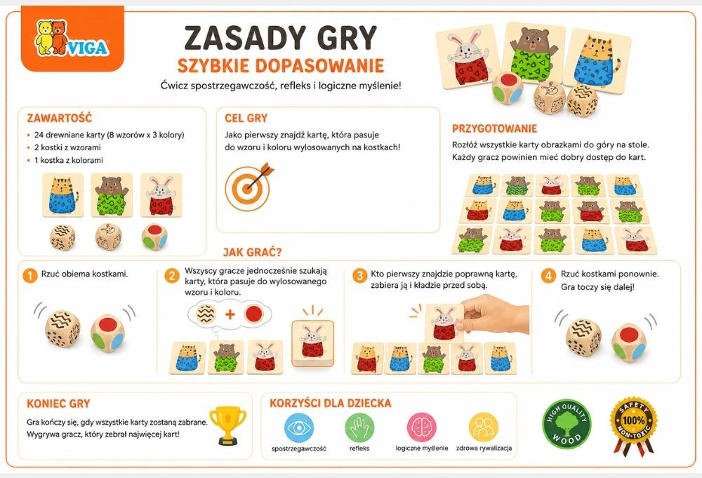 Viga medinis galvosūkis groja greitai tinkamu 27 el.