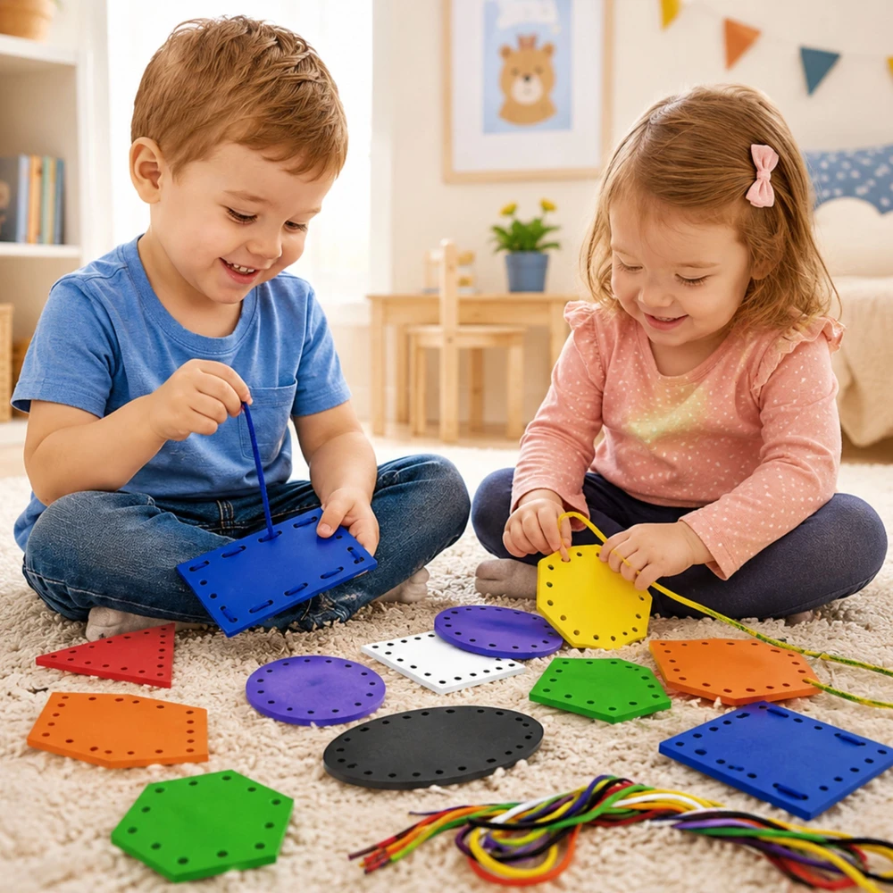 Viga Mediniai Formos Rūšiuojami Montessori Visiems