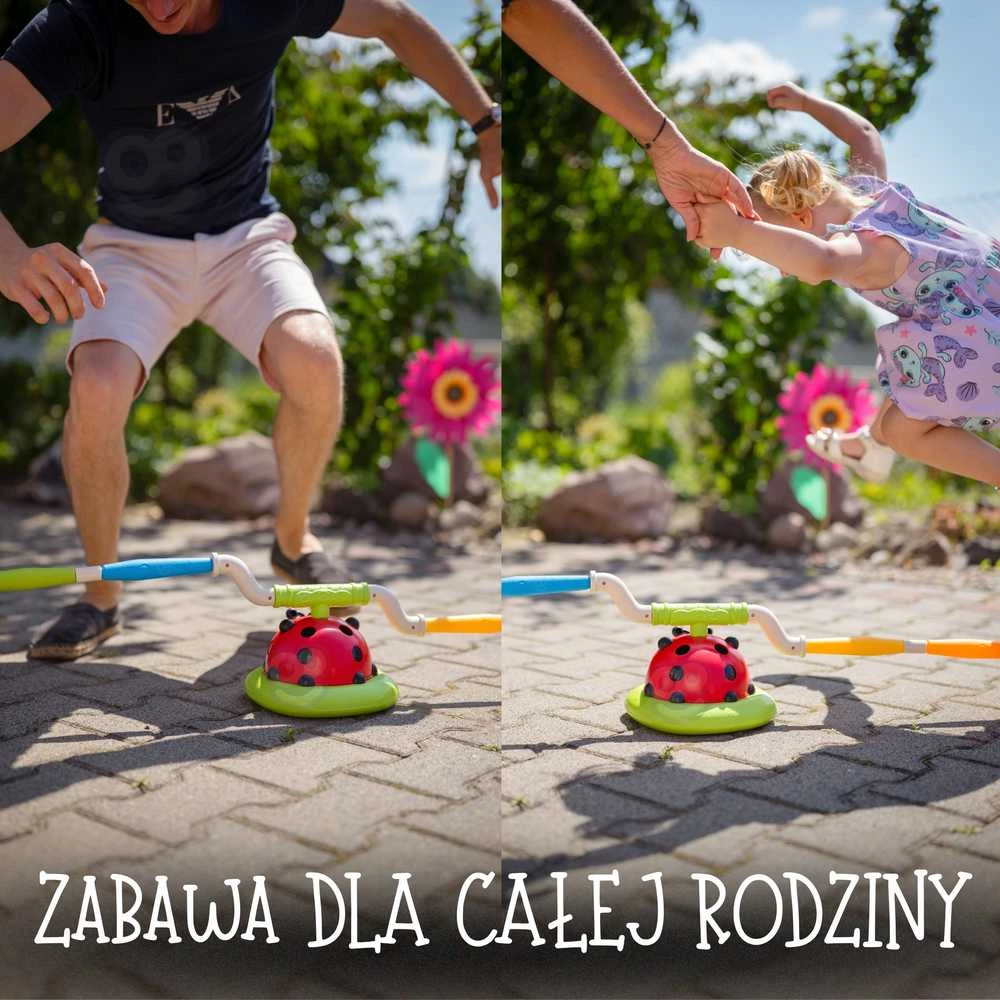 WOOPIE Interaktyvus Žaislas 3in1 – Šokinėjimo Virvė, Raketų Paleidėjas, Taiklumo Žaidimas