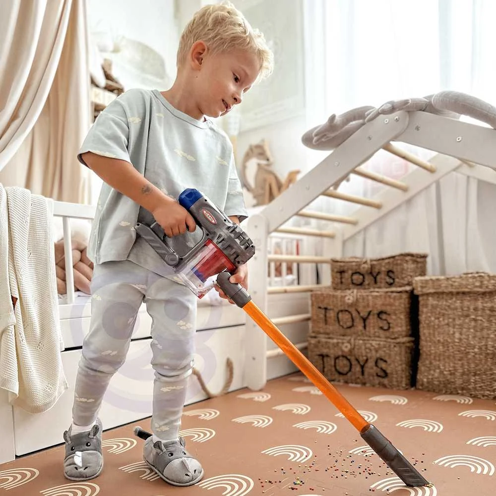 WOOPIE Interaktyvus žaislinis dulkių siurblys 3in1 vaikams