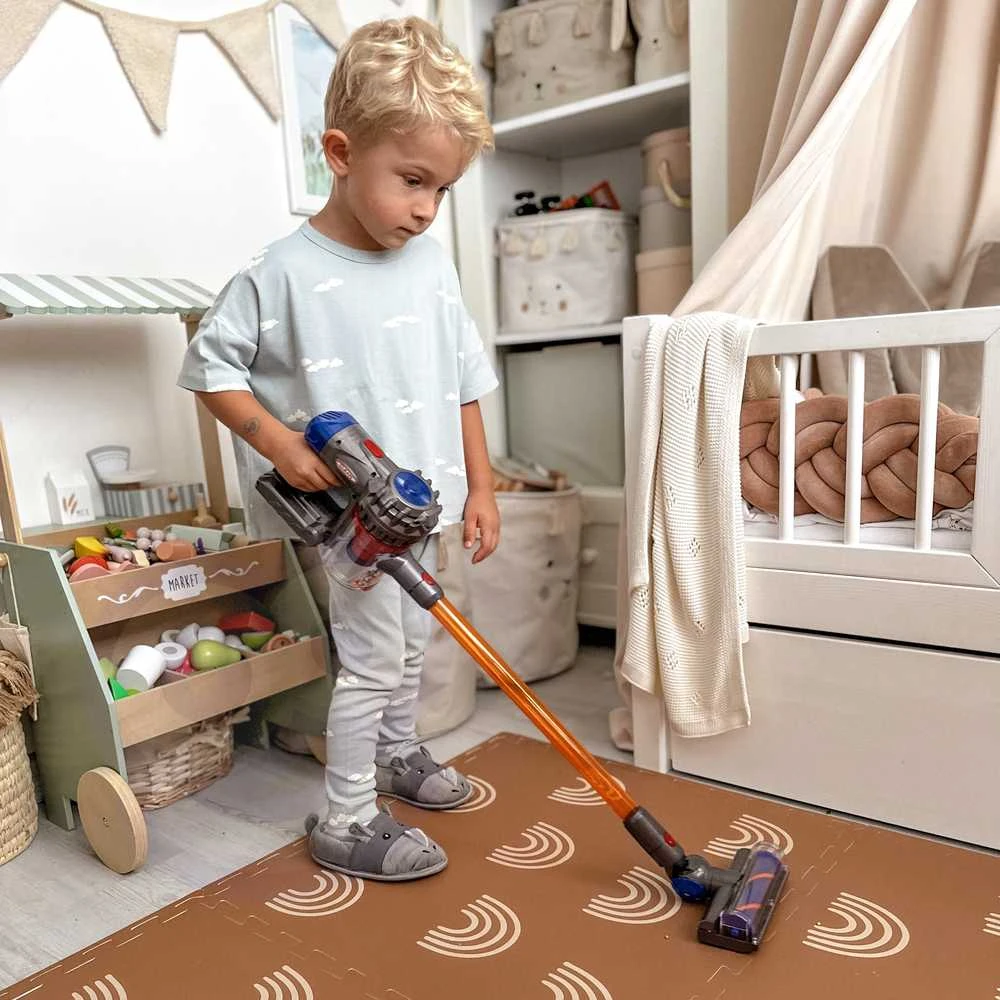 WOOPIE Interaktyvus žaislinis dulkių siurblys 3in1 vaikams
