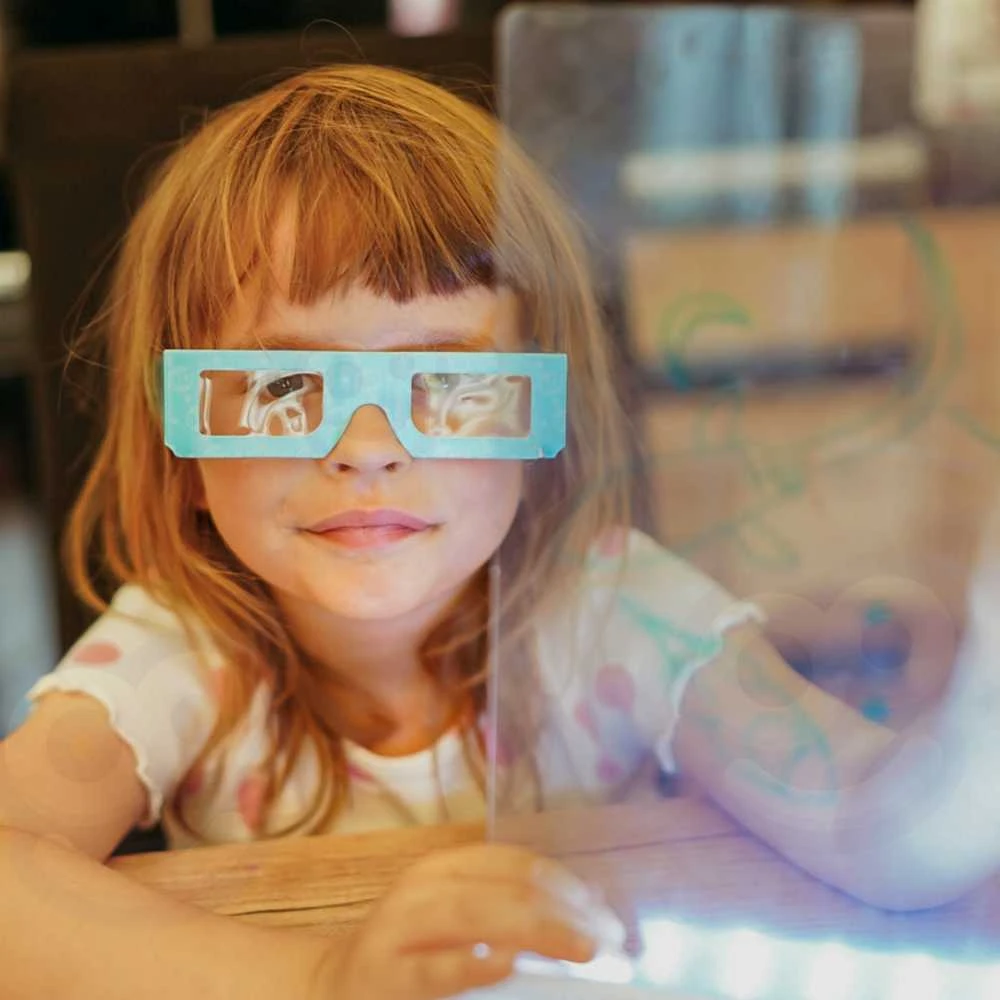 WOOPIE 3D Piešimo Lentelė su LED Apšvietimu