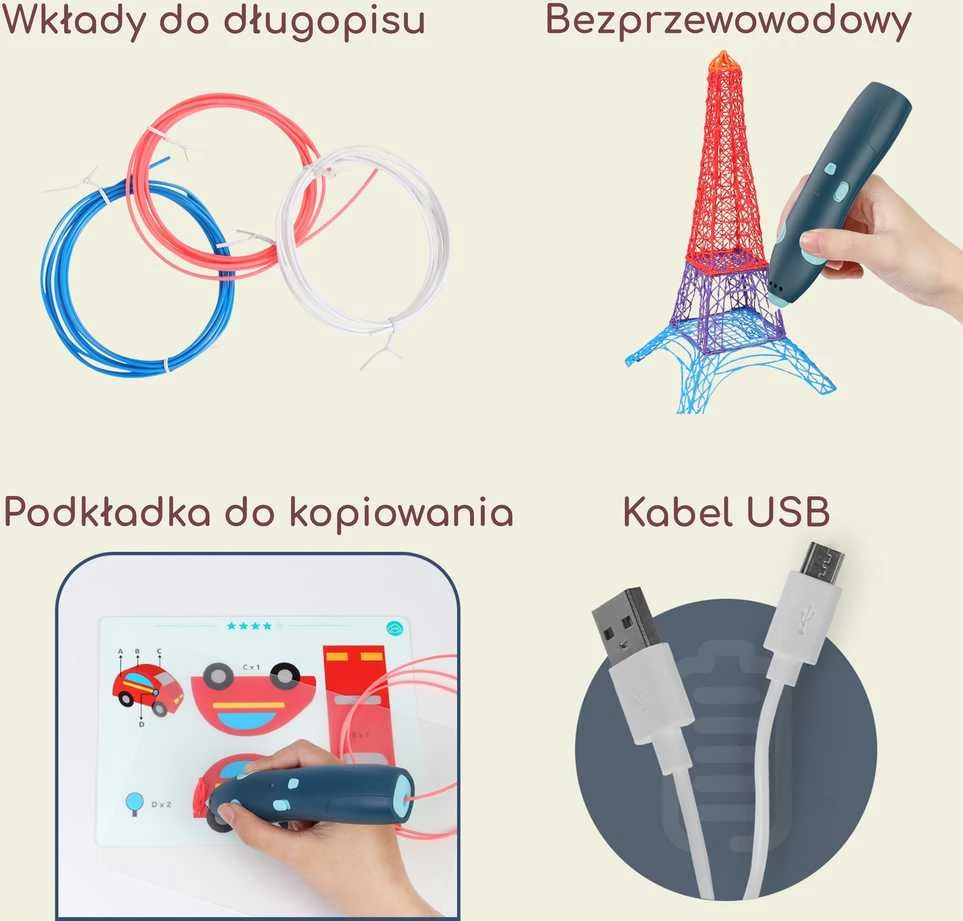 WOOPIE 3D Spausdintuvas-Pieštukas