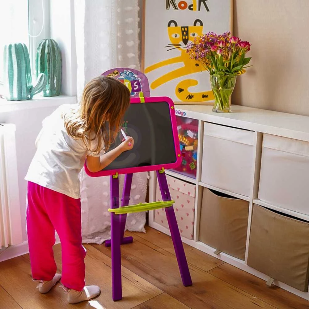 WOOPIE 3in1 Magnetinė Edukacinė Lenta Su Šviesos Piešimu