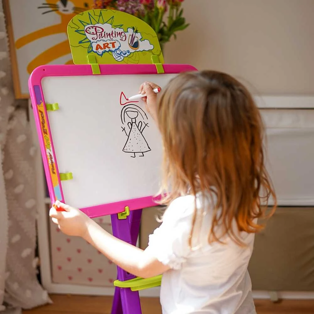 WOOPIE 3in1 Magnetinė Edukacinė Lenta Su Šviesos Piešimu