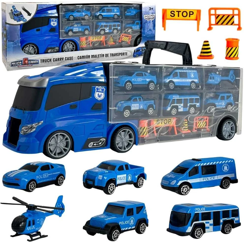 WOOPIE Žaislas Ciežarųka Policija 3in1 Mėlyna