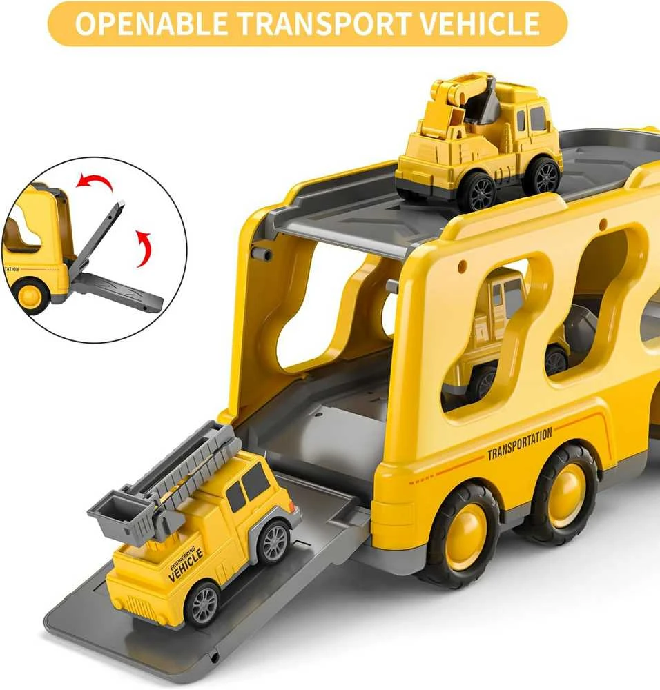WOOPIE Žaislų komplektas - Kelių pagalba su 5 automobiliais