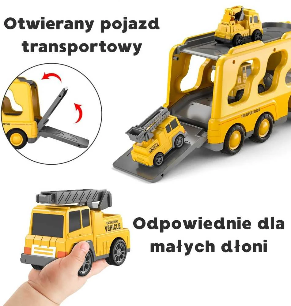 WOOPIE Žaislų komplektas - Kelių pagalba su 5 automobiliais