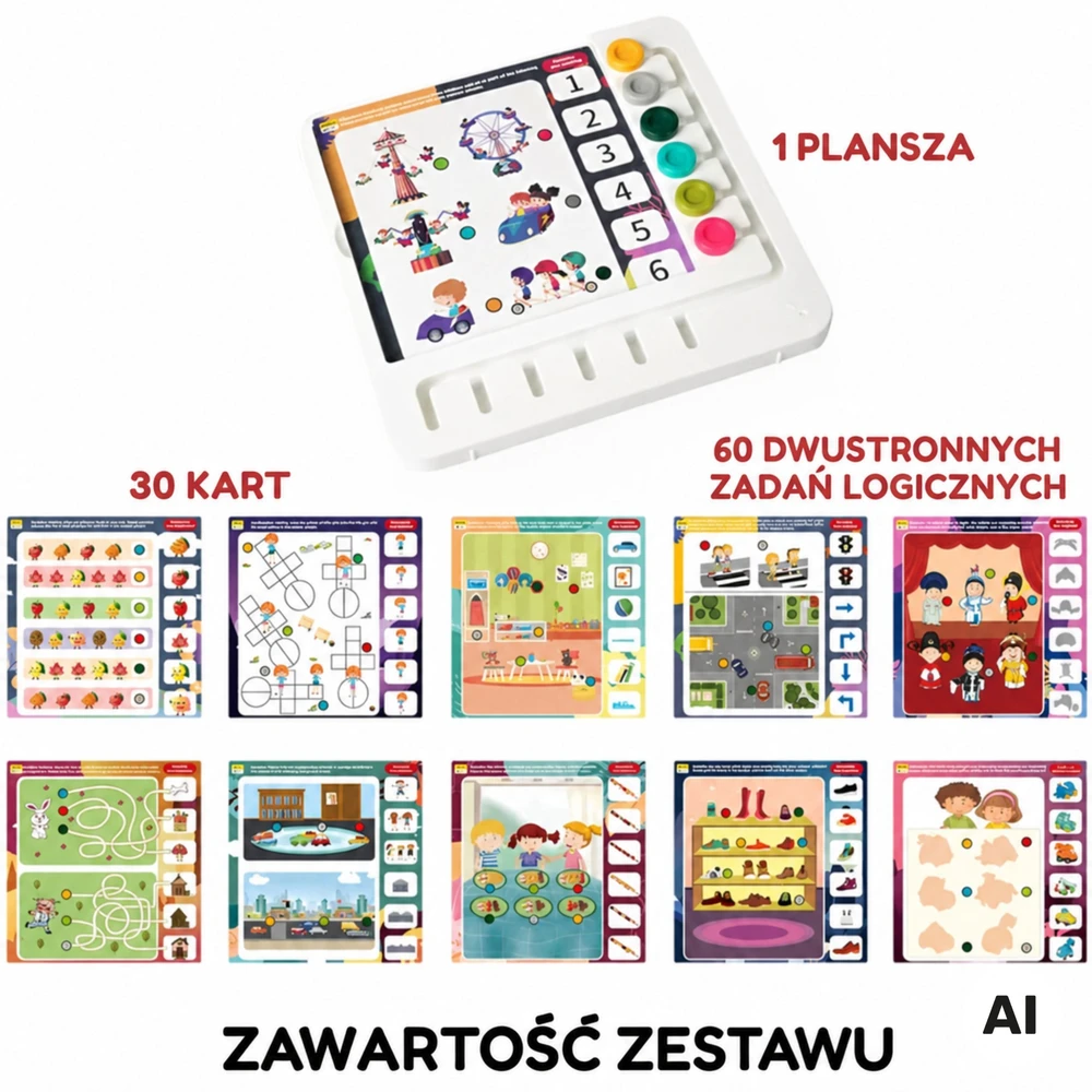 WOOPIE Loginių žaidimų rinkinys 60 3+