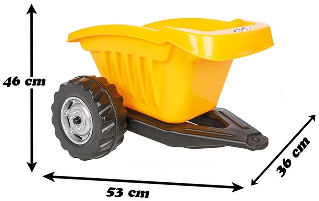 WOOPIE Priekaba ACTIVE TRAILER Geltona 35 kg