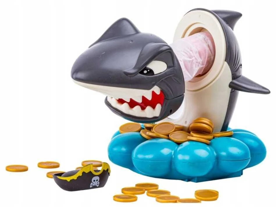 WOOPIE Žaidimas Crazy Shark | 4 žaidėjai | Moko kantrybės