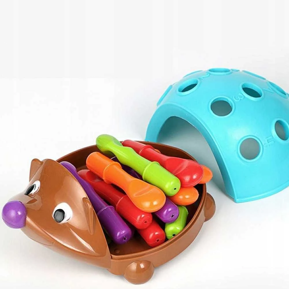 „Woopie Arcade“ žaidimas „Jeżyk Sorter Montessori“ mokymosi numeriai ir spalvos 4in1