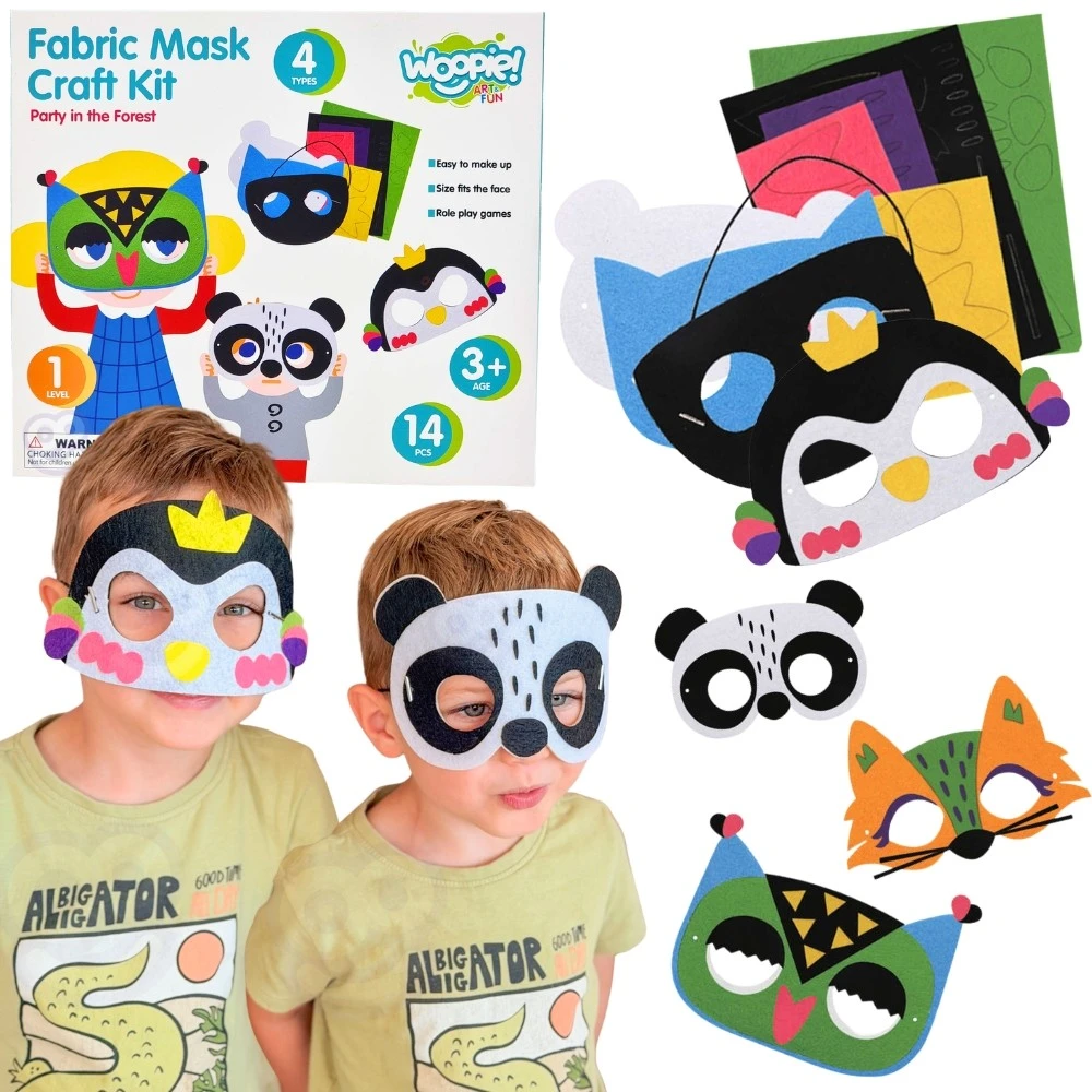 Woopie Artfun WOOPIE Kūrimo Rinkinys Kaukė Vilkimo Rinkinys 4 vnt.