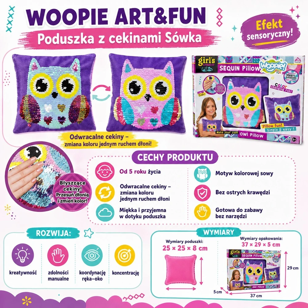 Woopie Artfun WOOPIE Kūrybinis Rinkinys Žaislas Sūpynė