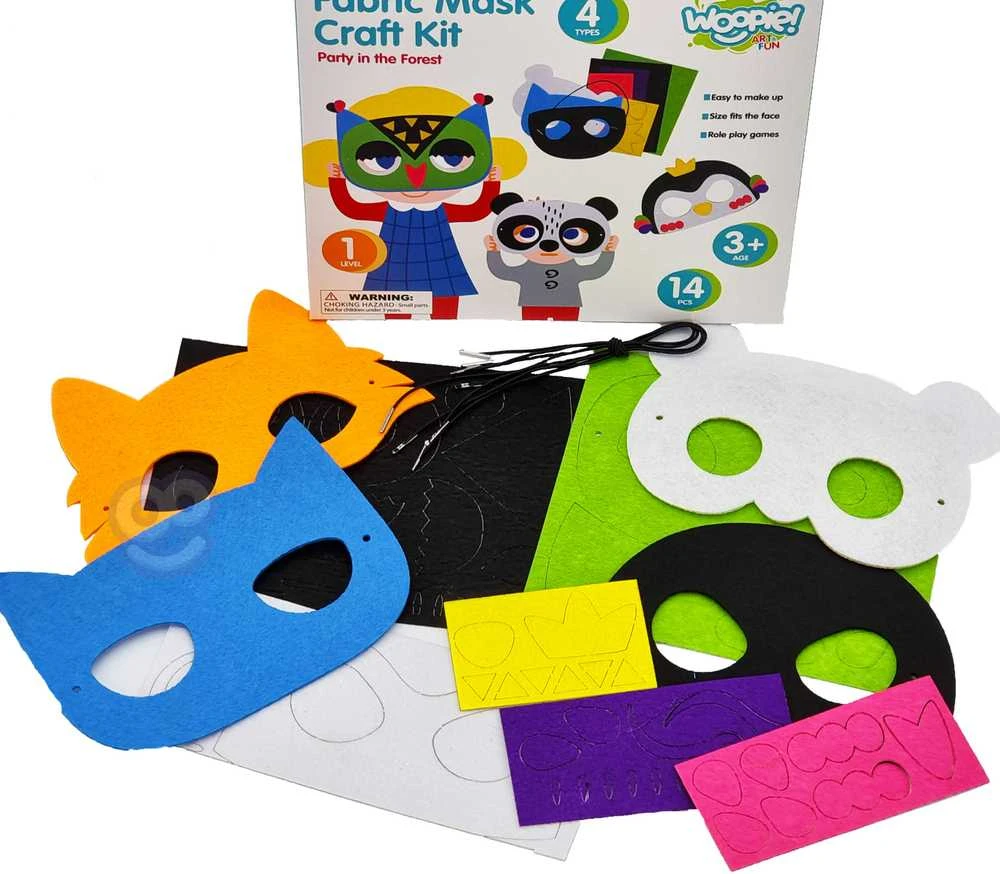 Woopie Artfun WOOPIE Kūrimo Rinkinys Kaukė Vilkimo Rinkinys 4 vnt.