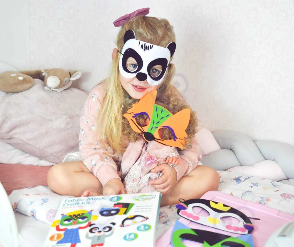 Woopie Artfun WOOPIE Kūrimo Rinkinys Kaukė Vilkimo Rinkinys 4 vnt.