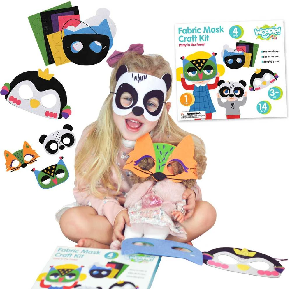 Woopie Artfun WOOPIE Kūrimo Rinkinys Kaukė Vilkimo Rinkinys 4 vnt.