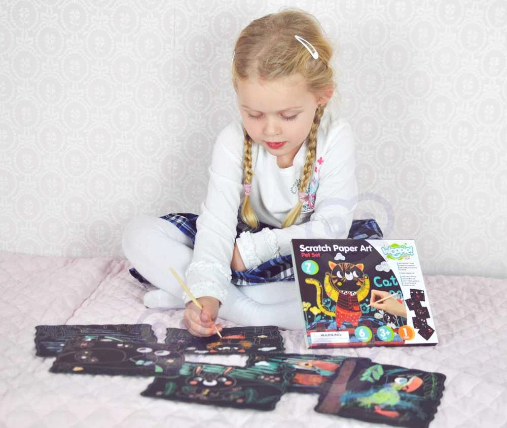 Woopie Artfun Kūrybinis rinkinys Woopie nutrinamos kortelės