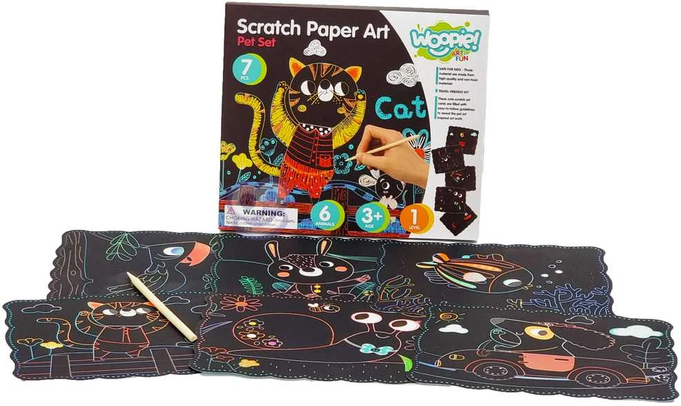 Woopie Artfun Kūrybinis rinkinys Woopie nutrinamos kortelės