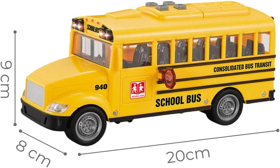 WOOPIE Interaktyvus Elektrinis Autobusas 1:20 Su Garso Efektais