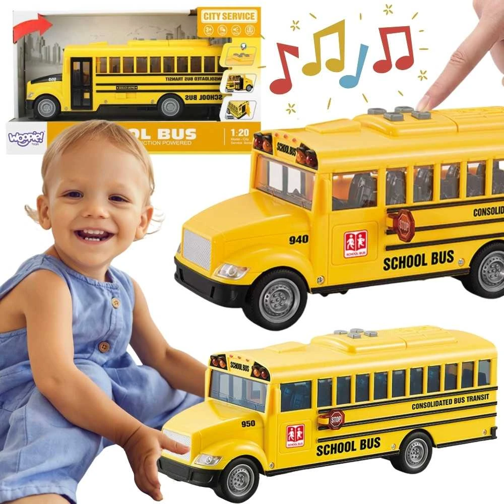 WOOPIE Interaktyvus Elektrinis Autobusas 1:20 Su Garso Efektais