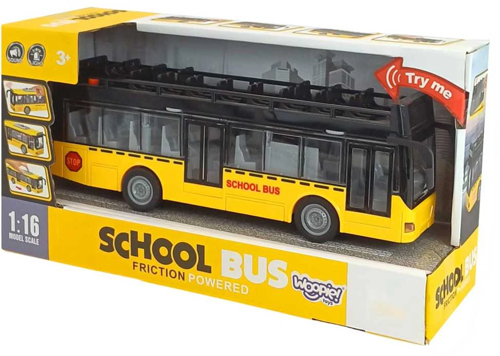 WOOPIE Autobusas su Šviesomis ir Atidaromomis Durimis