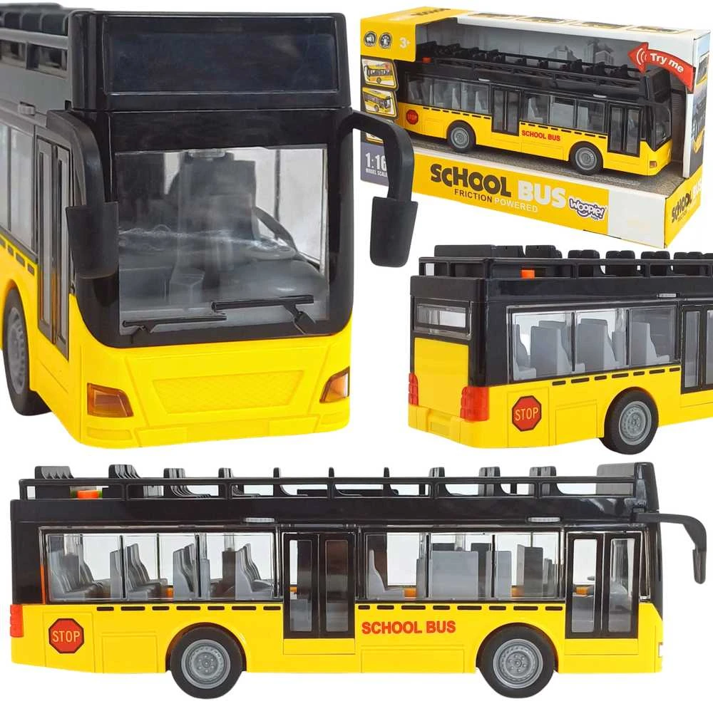 WOOPIE Autobusas su Šviesomis ir Atidaromomis Durimis