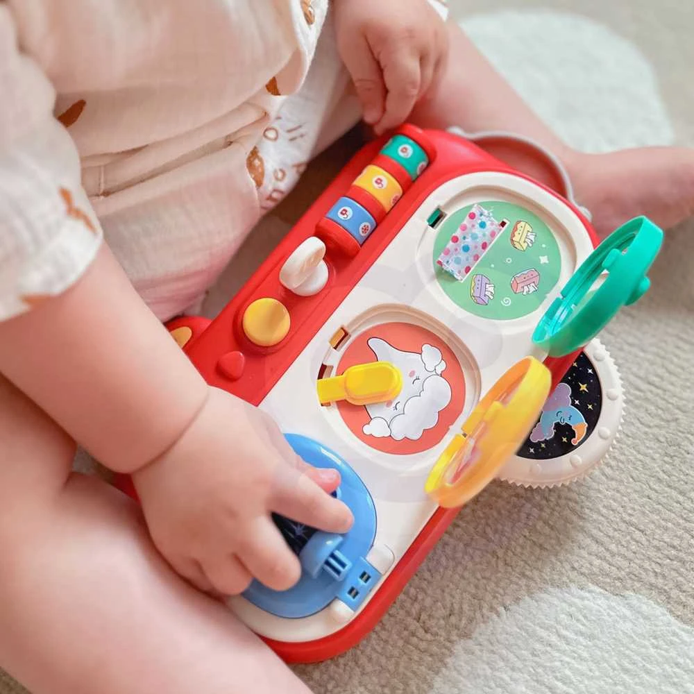 Interaktyvi manipuliacinė edukacinė žaislų lenta WOOPIE BABY
