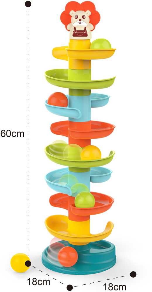 Woopie Baby WOOPIE Kulodromas Spiralė su 6 Kulkų