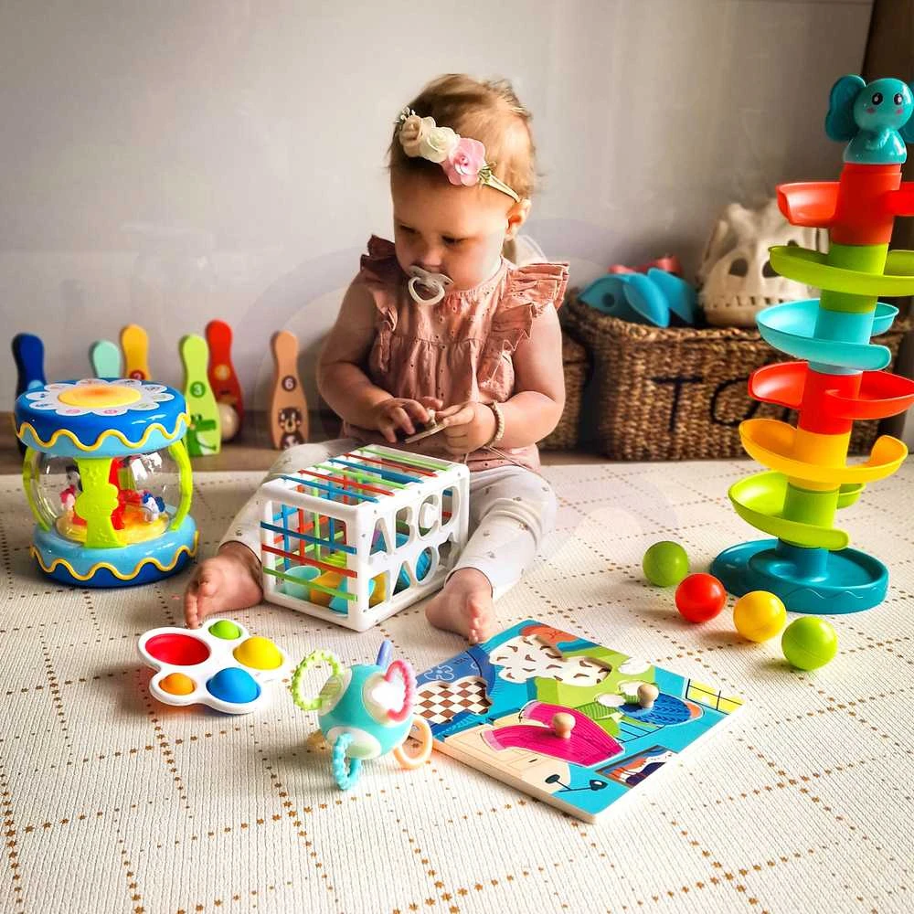 WOOPIE Kulodromas Spiralė su 3 Kamuoliukais