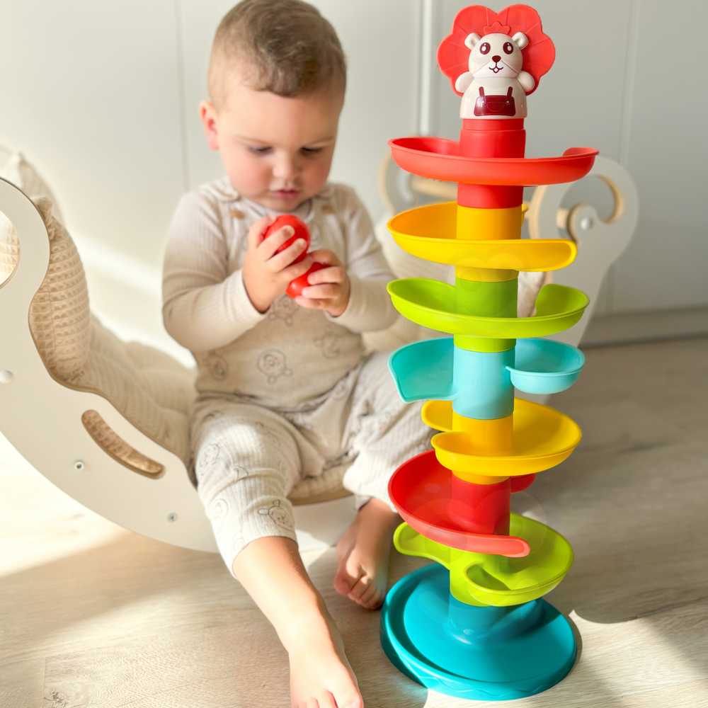 Woopie Baby WOOPIE Kulodromas Spiralė su 6 Kulkų