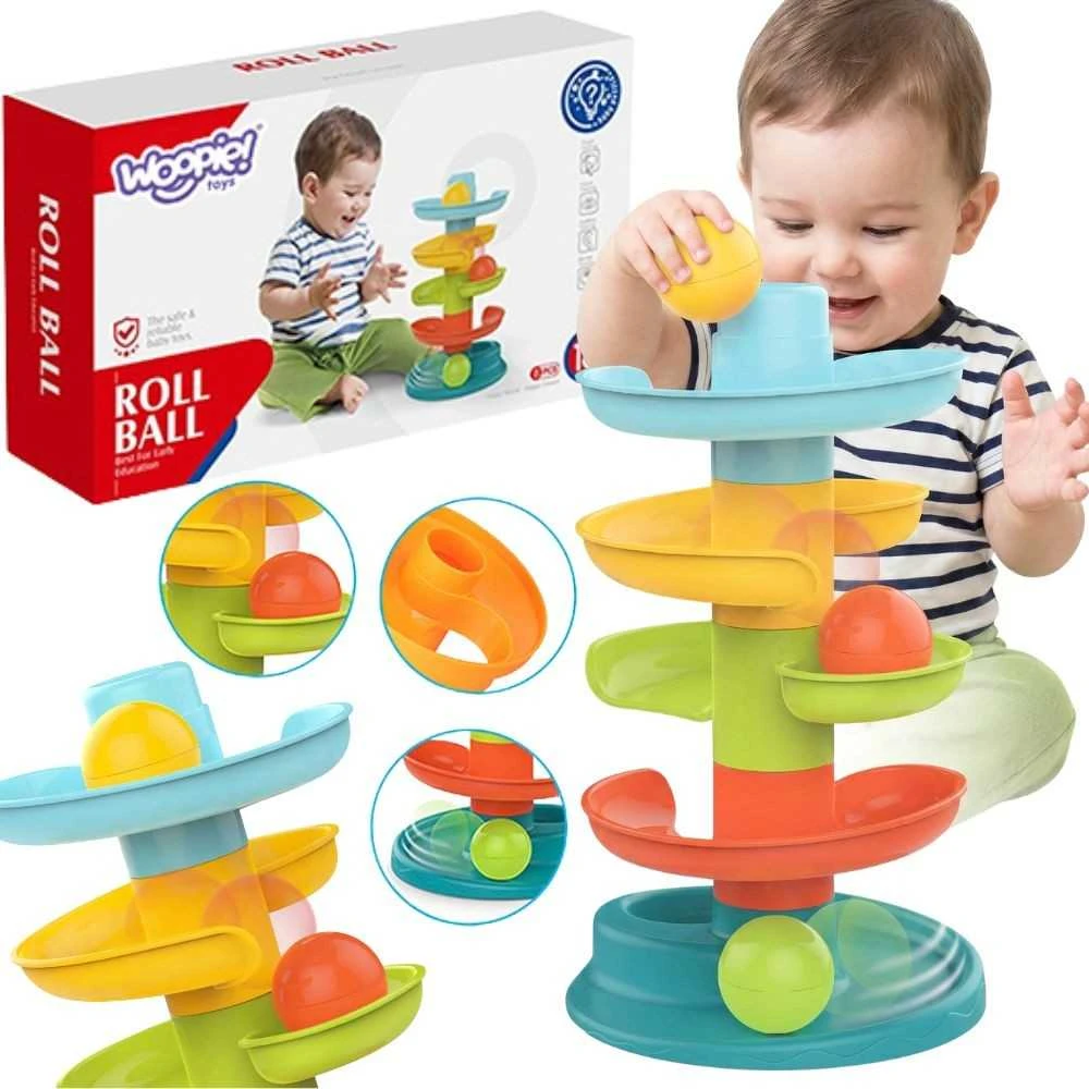 Woopie Baby WOOPIE Kulodrom Spiralė 3 Kamuoliukai
