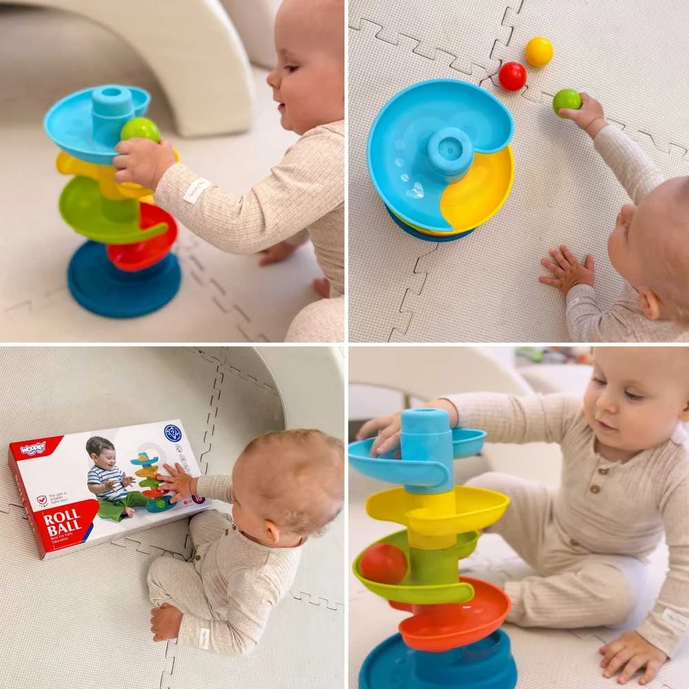 Woopie Baby WOOPIE Kulodrom Spiralė 3 Kamuoliukai