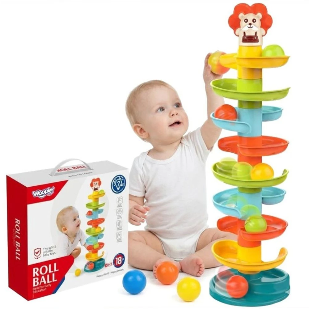 Woopie Baby WOOPIE Kulodromas Spiralė su 6 Kulkų
