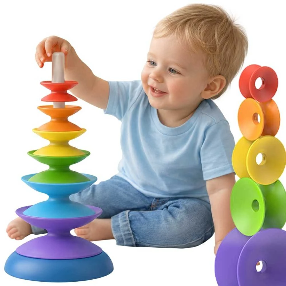 Woopie Baby WOOPIE Vaikų žaislas Kolorowa Muzikinis centras Układanka 18m+