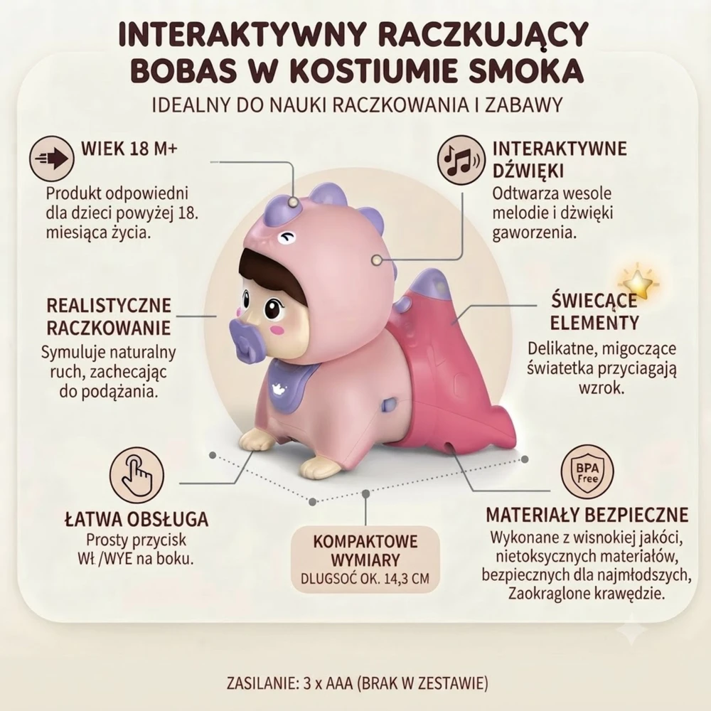 Woopie Baby WOOPIE 47375 ropojantis kūdikio žaislas su melodijomis