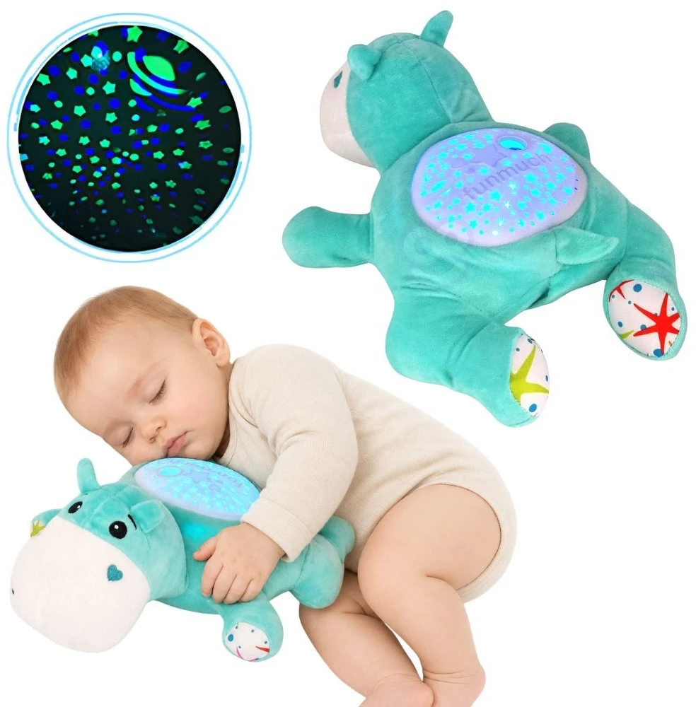 Woopie Baby Woopie Žaislas Hipopotamas 2in1: Miego Pagalbininkas su Projektoriumi