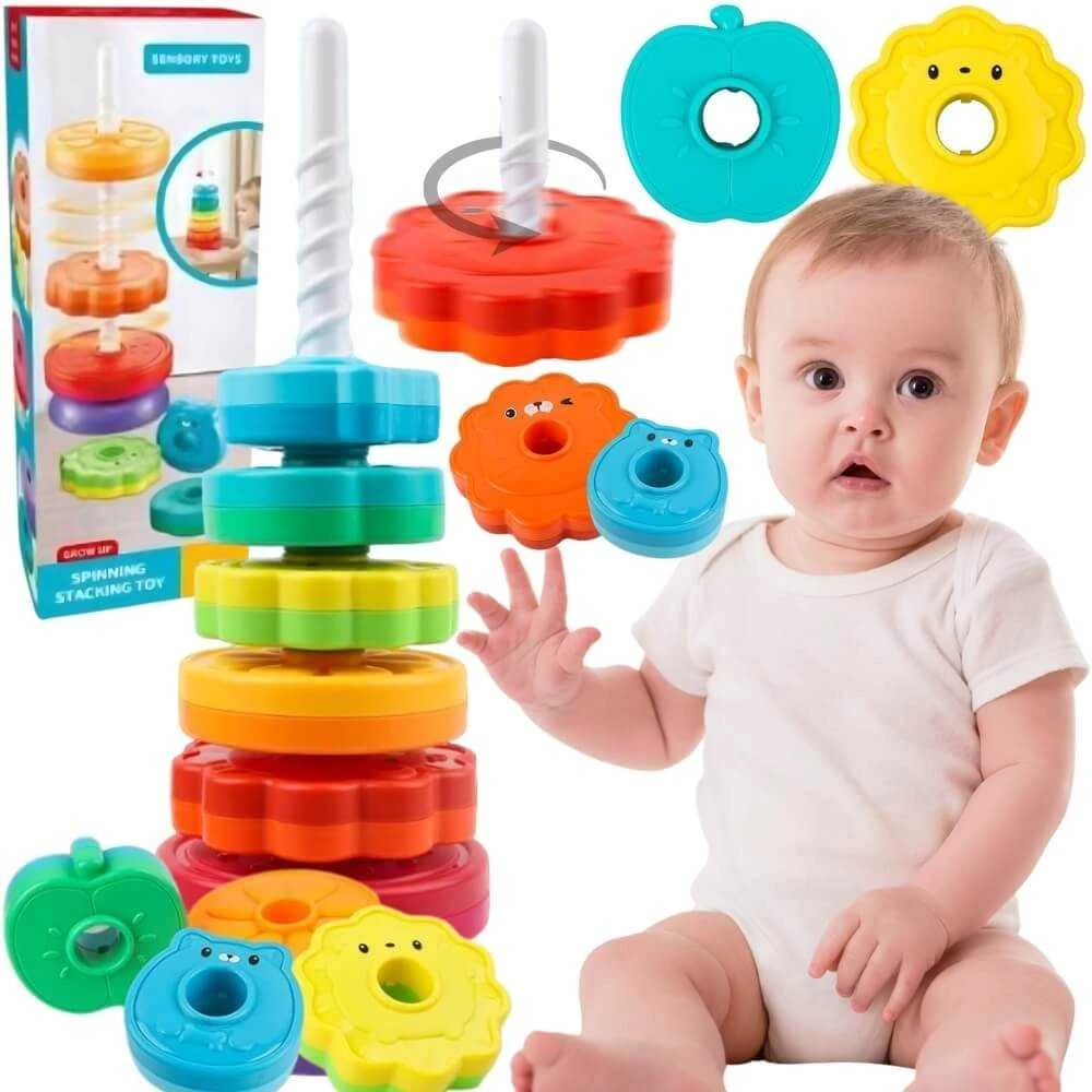 Edukacinė sensorinė piramidė WOOPIE BABY