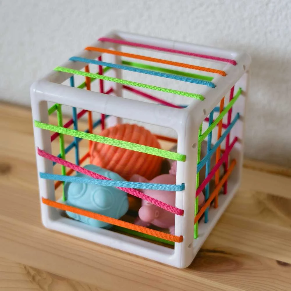 WOOPIE Elastinga Jutiklinė Kubo Sorteris Vaikams 5 el.