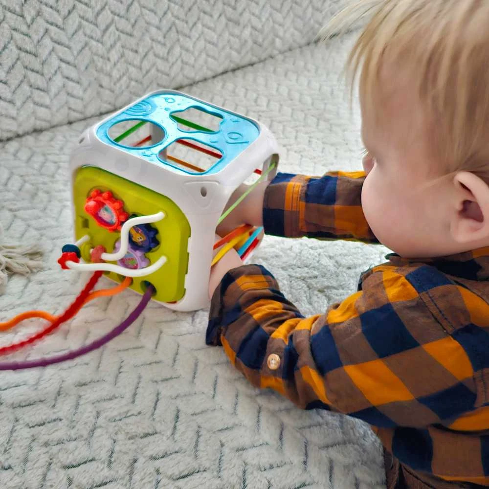 Woopie Baby WOOPIE 44312 Lankstus sensorinių kubų rūšiavimo įrenginys 7 vnt.