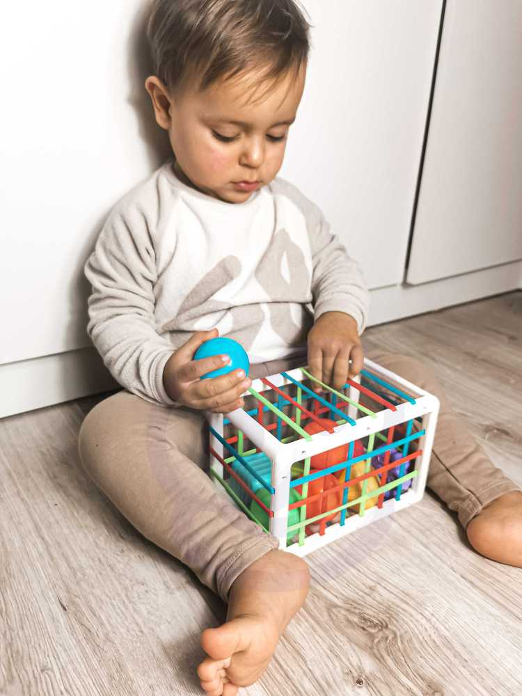 Woopie Baby WOOPIE Edukacinis Kubas Senso 13 Elementų Spalvingi Konstruktoriai