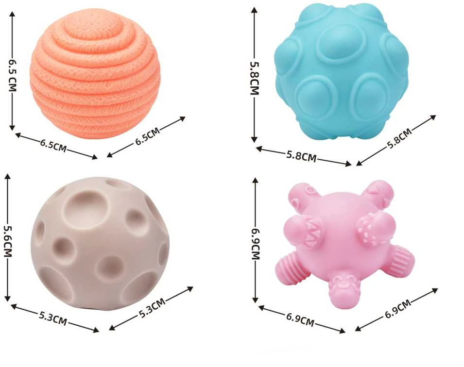WOOPIE Elastinga Jutiklinė Kubo Sorteris Vaikams 5 el.