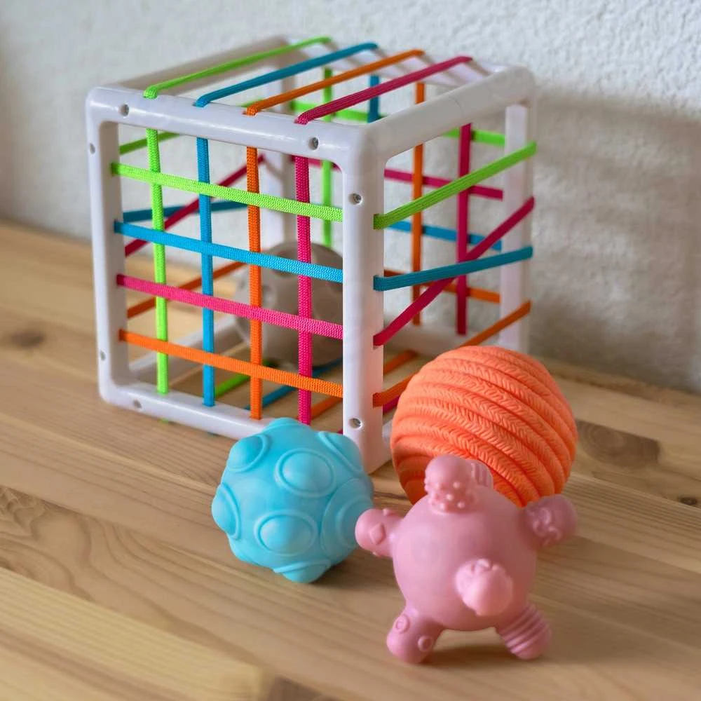 WOOPIE Elastinga Jutiklinė Kubo Sorteris Vaikams 5 el.