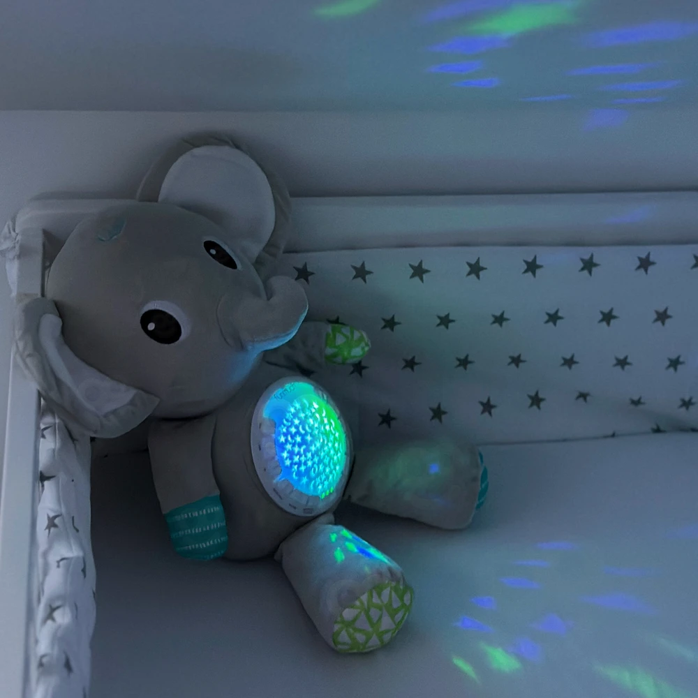 Miego draugas drambliukas su projektoriumi ir lopšinėmis WOOPIE BABY