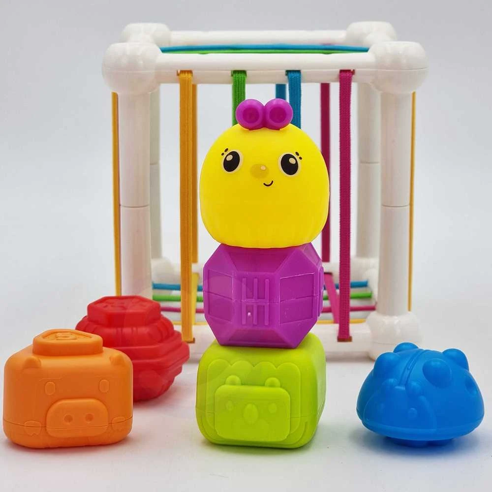 Woopie Baby WOOPIE 44312 Lankstus sensorinių kubų rūšiavimo įrenginys 7 vnt.