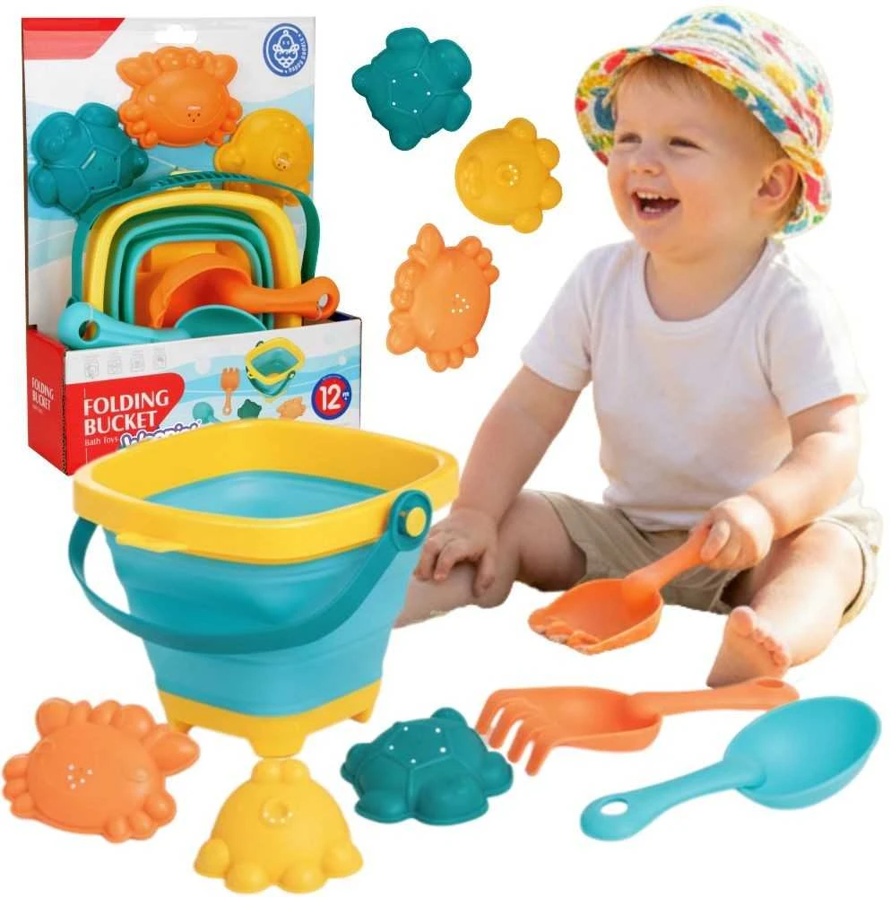 Žaislų rinkinys WOOPIE BABY skirtas žaisti smėlyje, mėlynas