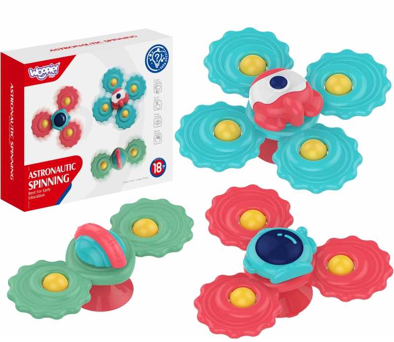 WOOPIE Vaikiškas žaislas Gryzak Spinner 3 vnt.