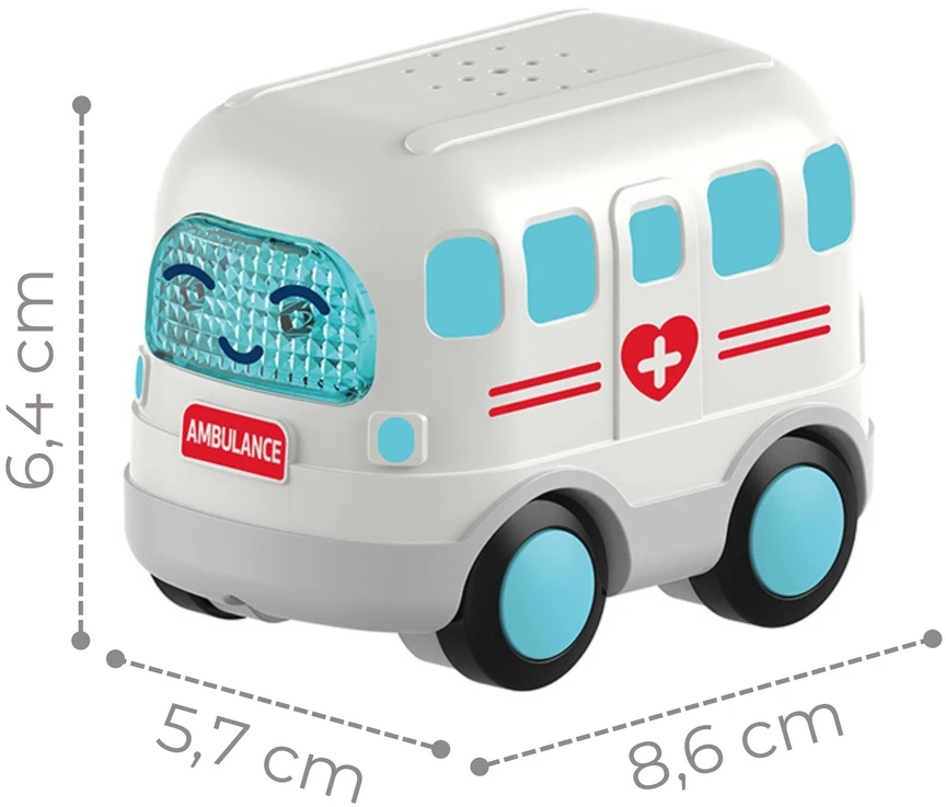 WOOPIE BABY interaktyvi greitosios pagalbos automobilio garso lemputė