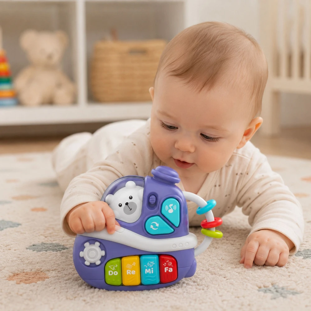 WOOPIE BABY interaktyvus muzikinis fortepijono laivas