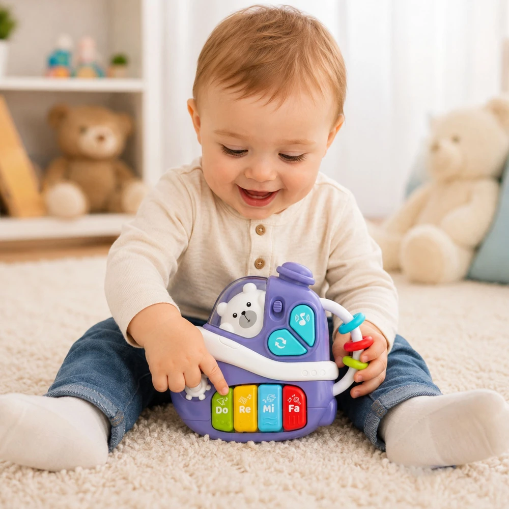 WOOPIE BABY interaktyvus muzikinis fortepijono laivas